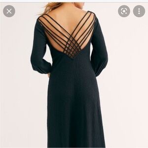 Free People Amalfi Maxi Dress Black